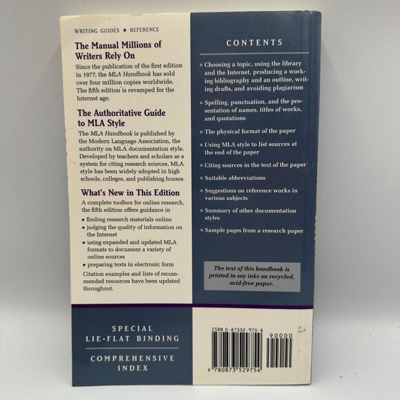 MLA Handbook For Writers Of Research Papers Joseph Gibaldi 1999 Paperback - Picture 2 of 3